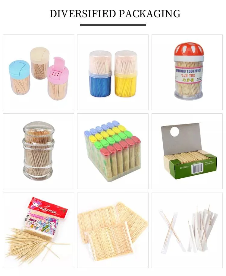 Factory All Kinds Packing High Quality Bamboo Toothpicks